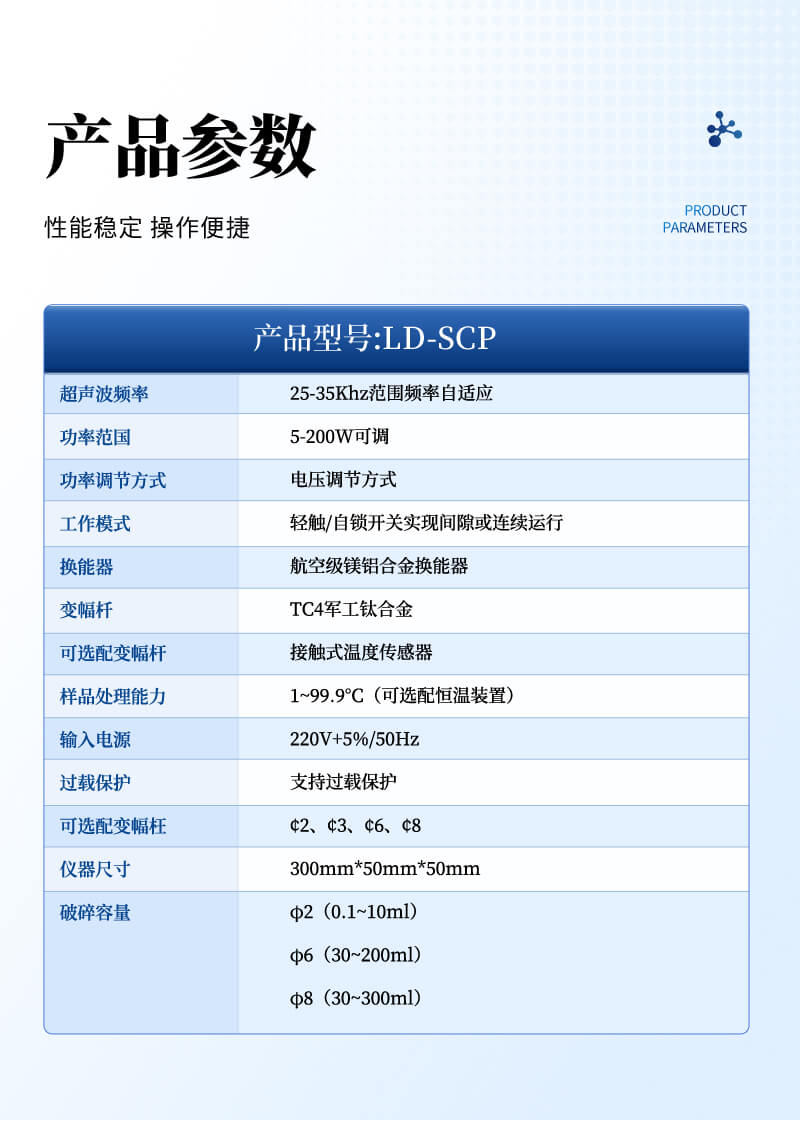 手持式超聲波細胞破碎儀